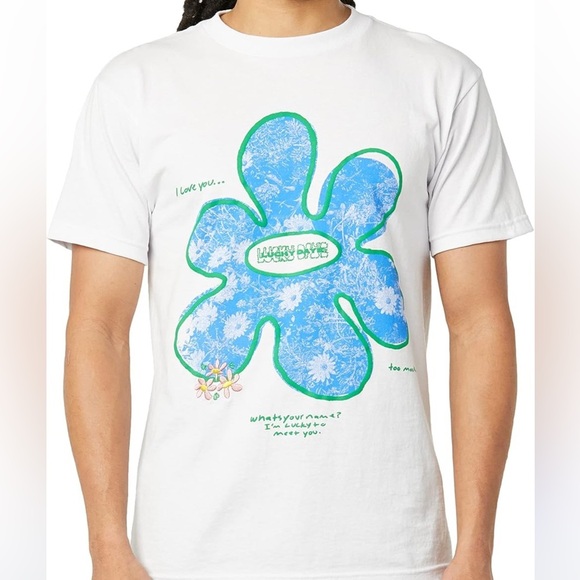 Lucky Daye Standard Exclusive Lucky to Meet You Tee White Sz XXL Graphic T-Shirt - Picture 4 of 9